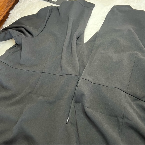 NEW Calvin Klein Black 3/4 Sleeve V Neck Sheath Dress Plus Size 24W - Picture 8 of 11